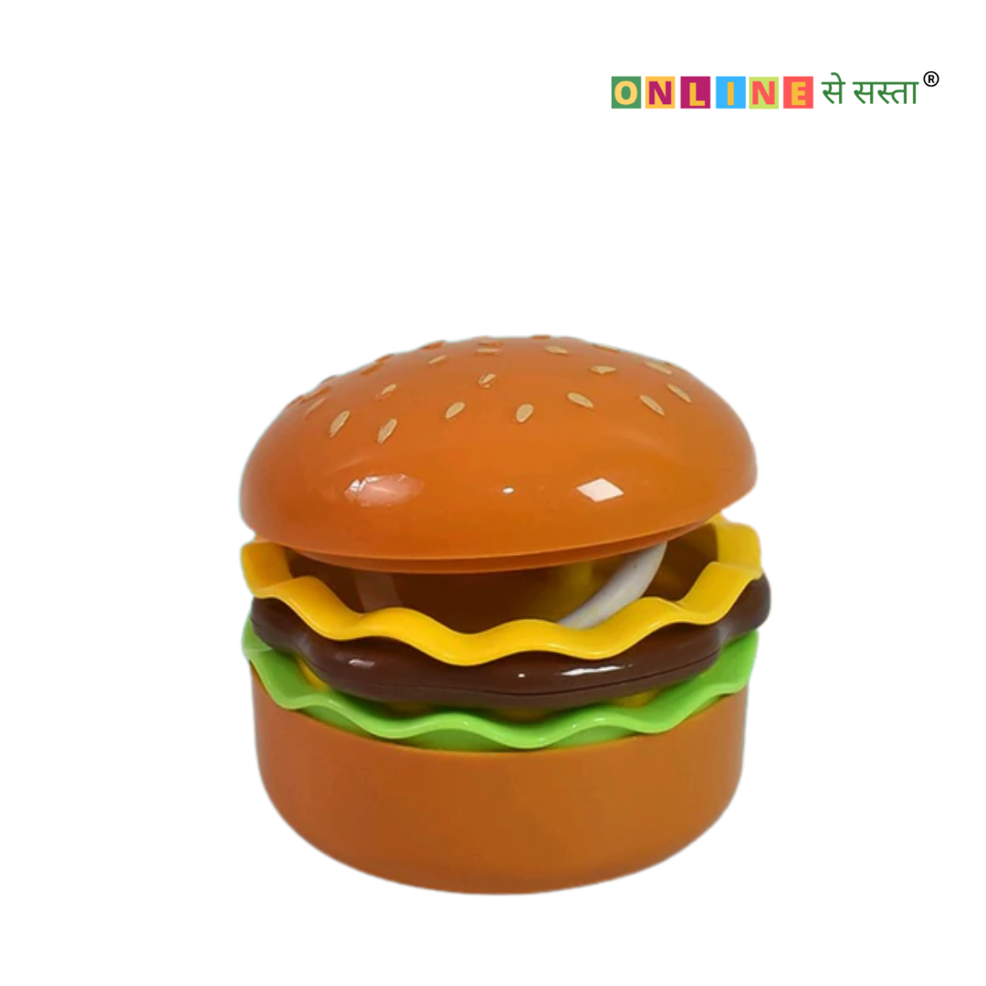 Rechargeable Burger Shape Study Table Lamp for Kids