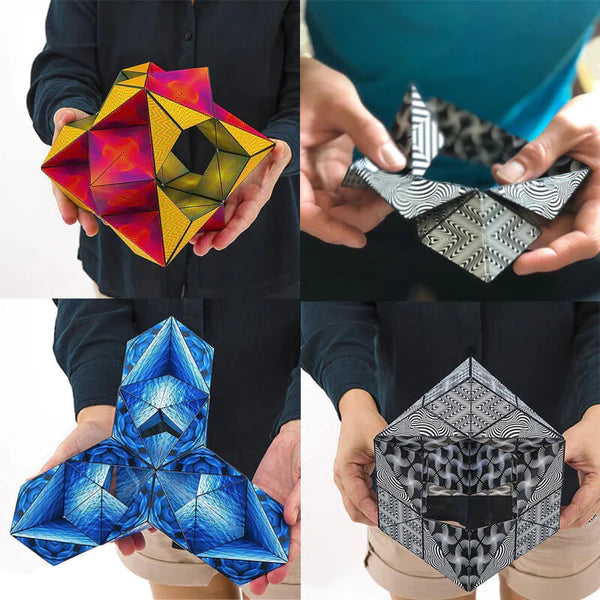 Shape Shifting Box Puzzle Cube, | Multi Color