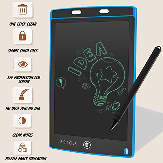 Big Size LCD Writing Tablet - 12 Inch Screen | LCD Writing Pad, Drawing Tablet, E-Note Pad for Kids 🎨📱