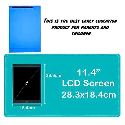Big Size LCD Writing Tablet - 12 Inch Screen | LCD Writing Pad, Drawing Tablet, E-Note Pad for Kids 🎨📱