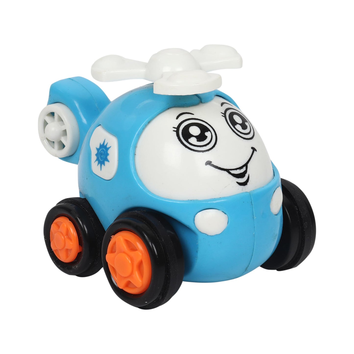 Friction Powered Toy Set of Car, Train, Plane & Helicopter for Kids (Multicolor, Pack of: 4)