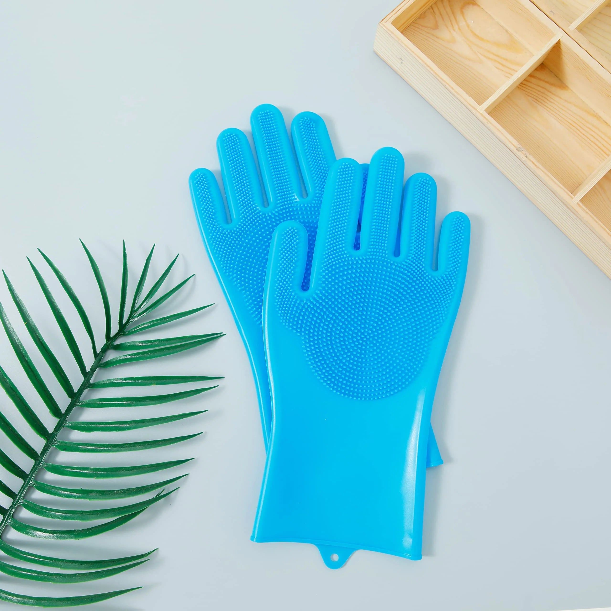 Magic Silicone Dish Washing Gloves, Silicon Cleaning Gloves, Silicon H –  Online se Sasta