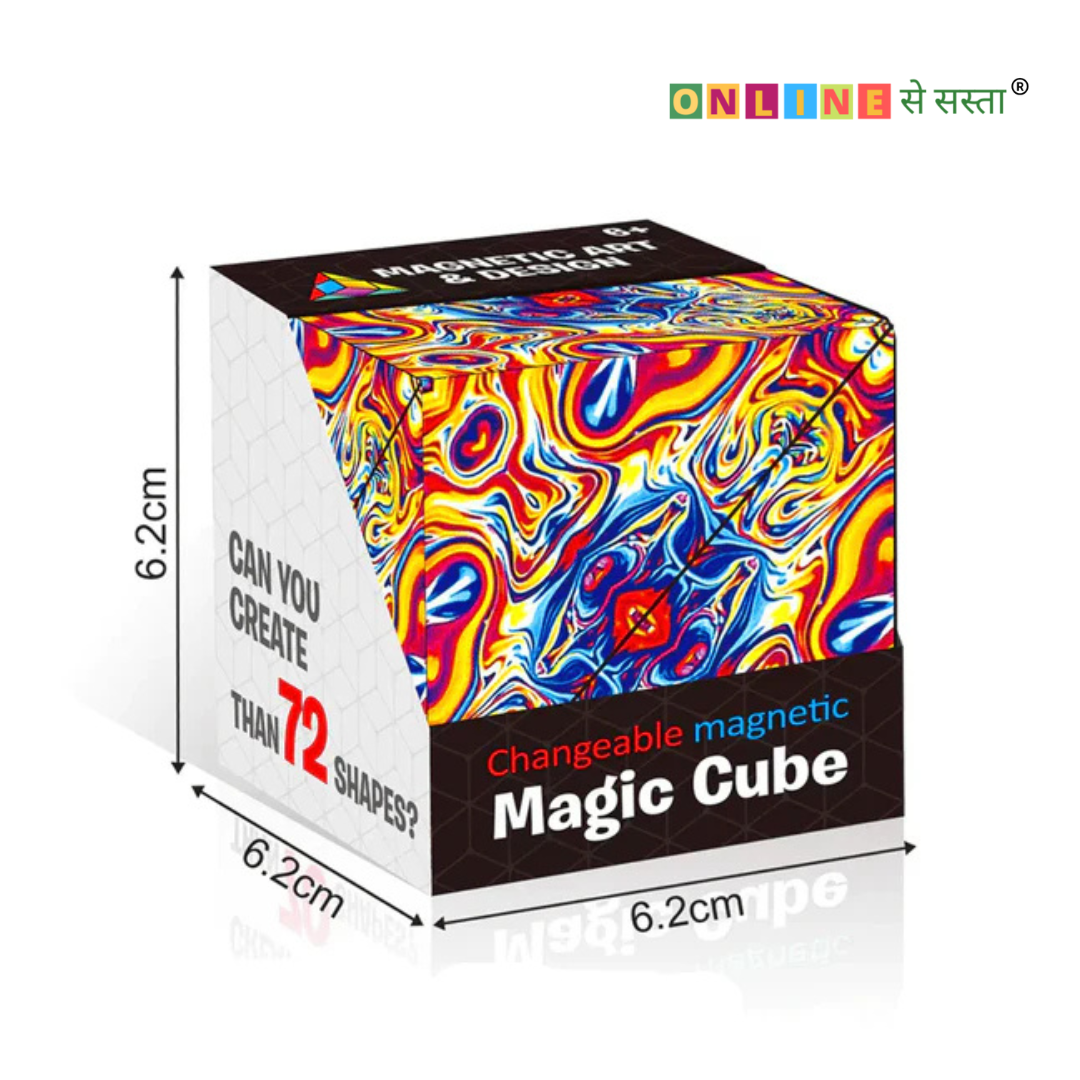 Shape Shifting Box Puzzle Cube, | Multi Color