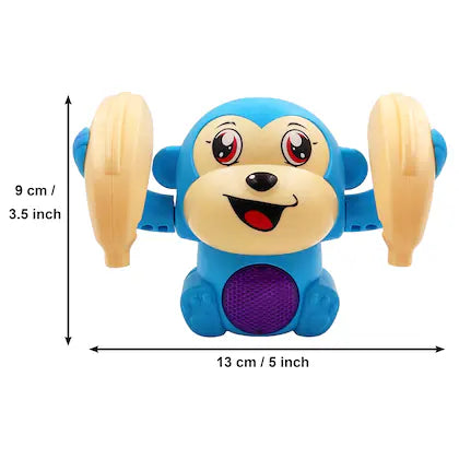 Rolling Banana Monkey Toys with Voice/Touch Sensor | Sound & Light Effects