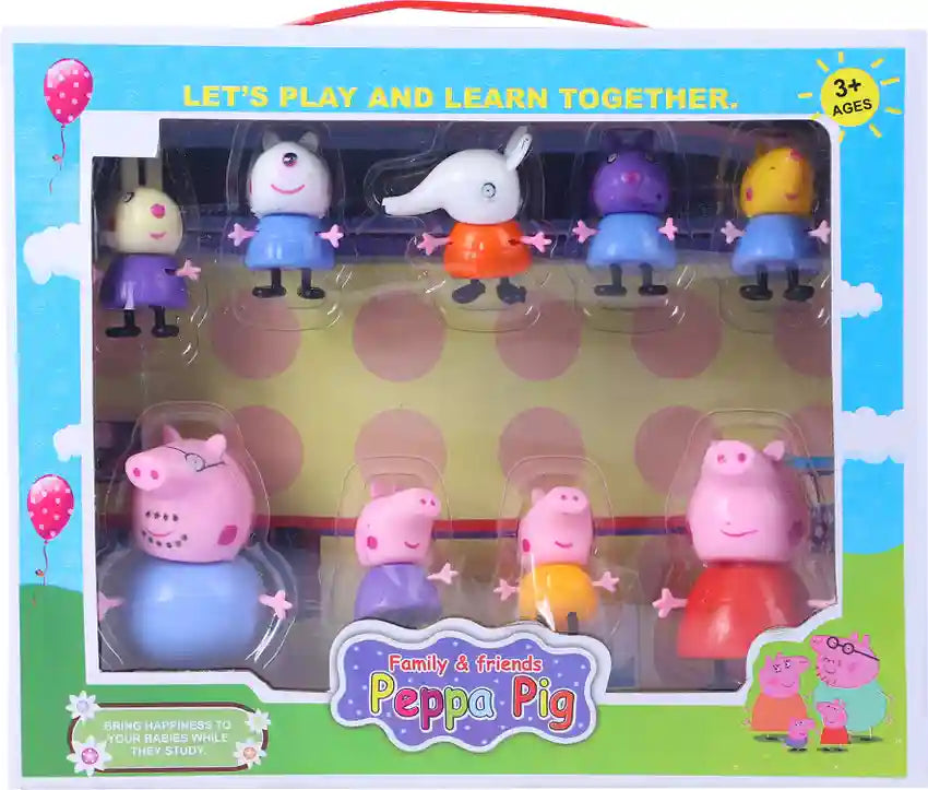 PEPPA PIG FAMILY AND FRIENDS TOY SET
