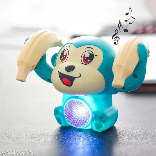 Rolling Banana Monkey Toys with Voice/Touch Sensor | Sound & Light Effects