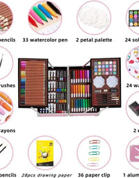 Deluxe Art Drawing Colour Suitcase Kit Set for Kids
