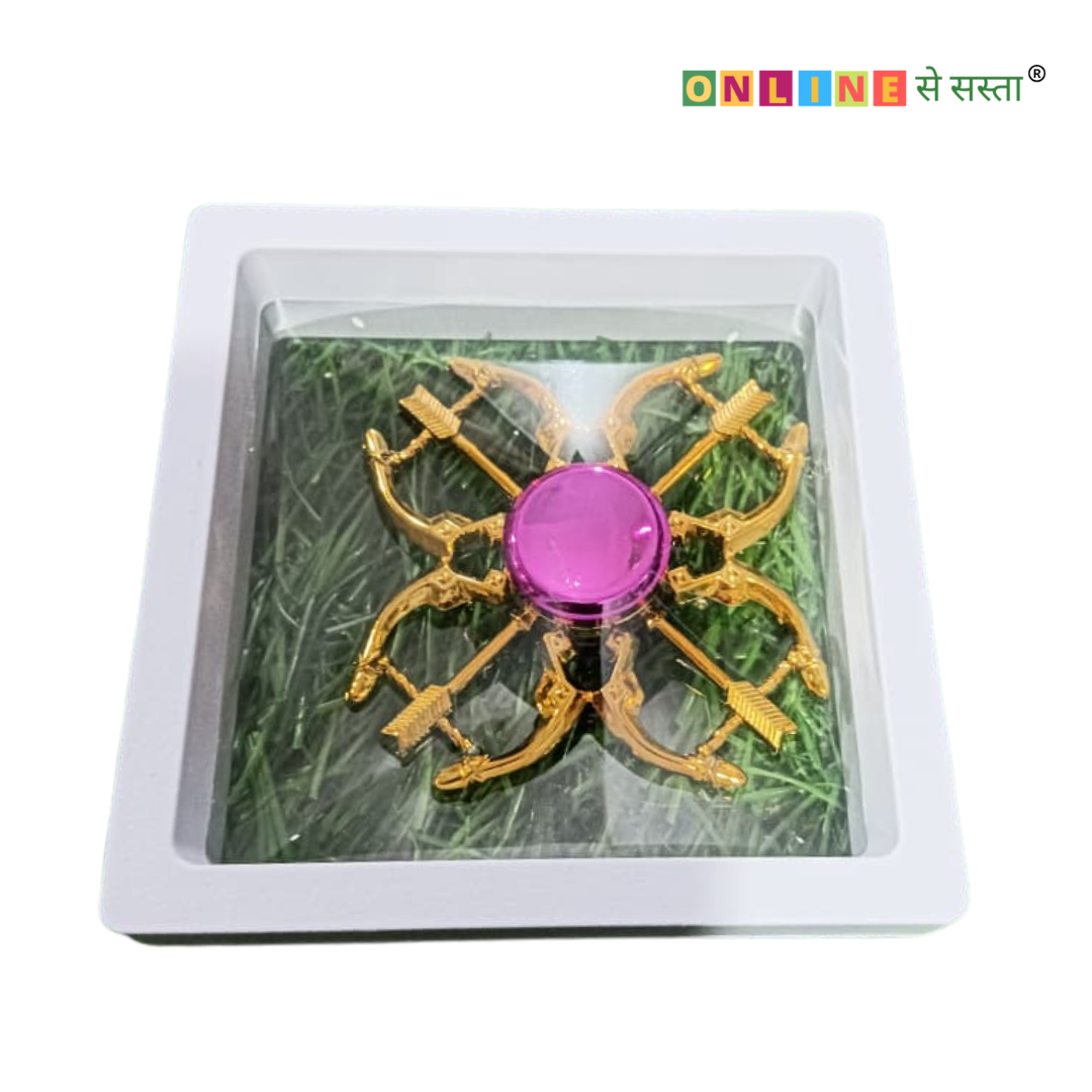 Metal Rainbow Fidget Spinner – Stress Relief Toy for Kids & Adults