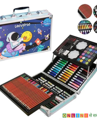 Deluxe Art Drawing Colour Suitcase Kit Set for Kids
