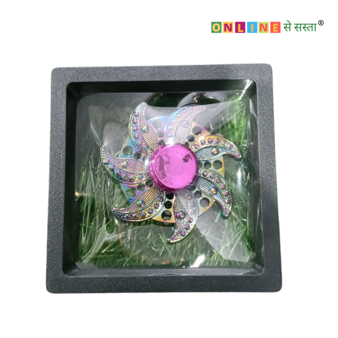 Metal Rainbow Fidget Spinner – Stress Relief Toy for Kids & Adults