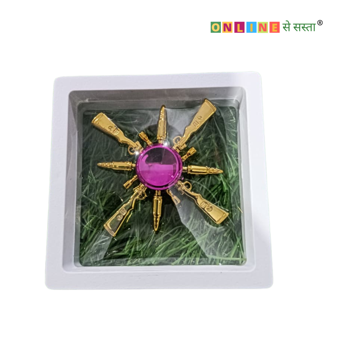 Metal Rainbow Fidget Spinner – Stress Relief Toy for Kids & Adults
