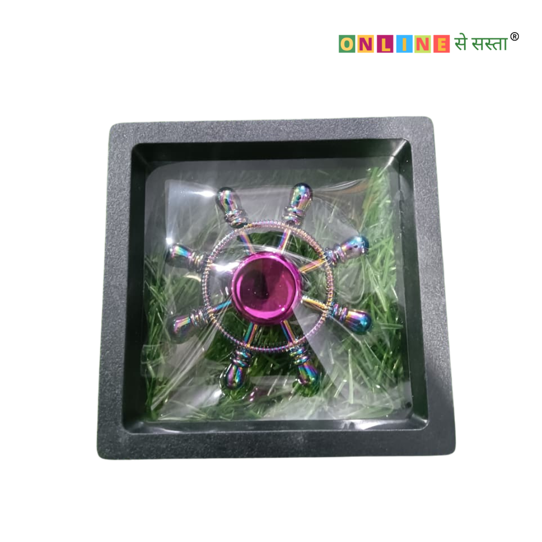 Metal Rainbow Fidget Spinner – Stress Relief Toy for Kids & Adults