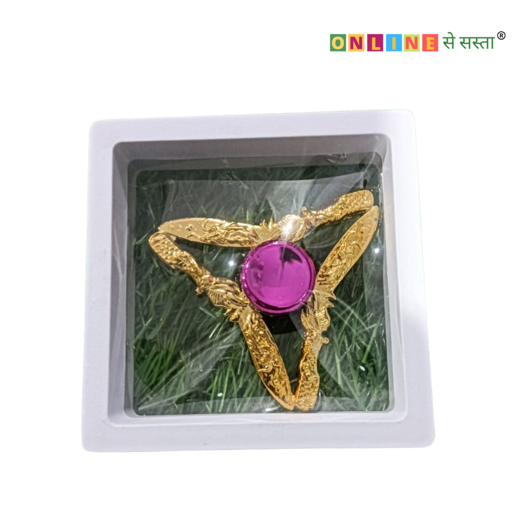 Metal Rainbow Fidget Spinner – Stress Relief Toy for Kids & Adults