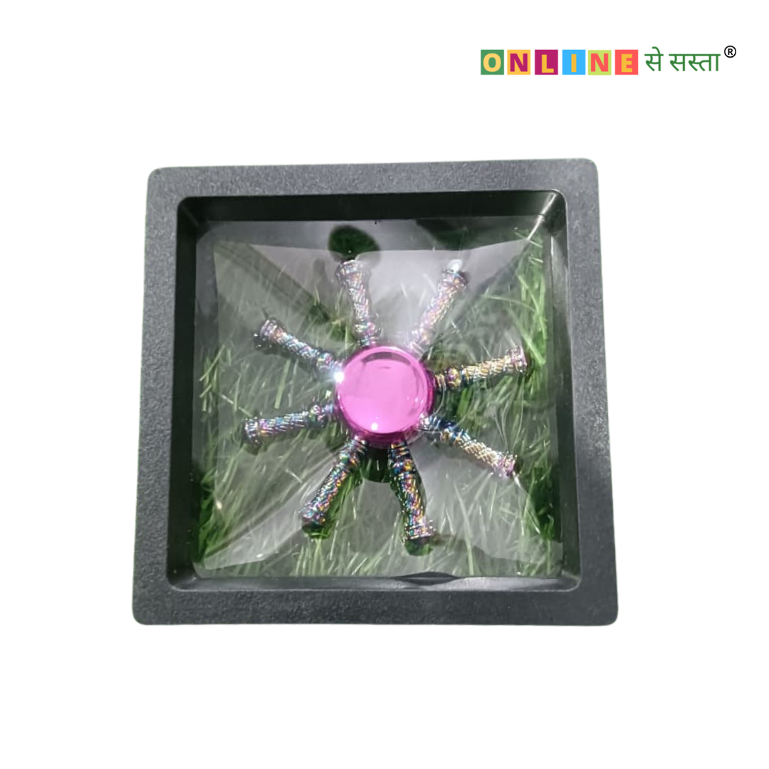 Metal Rainbow Fidget Spinner – Stress Relief Toy for Kids & Adults