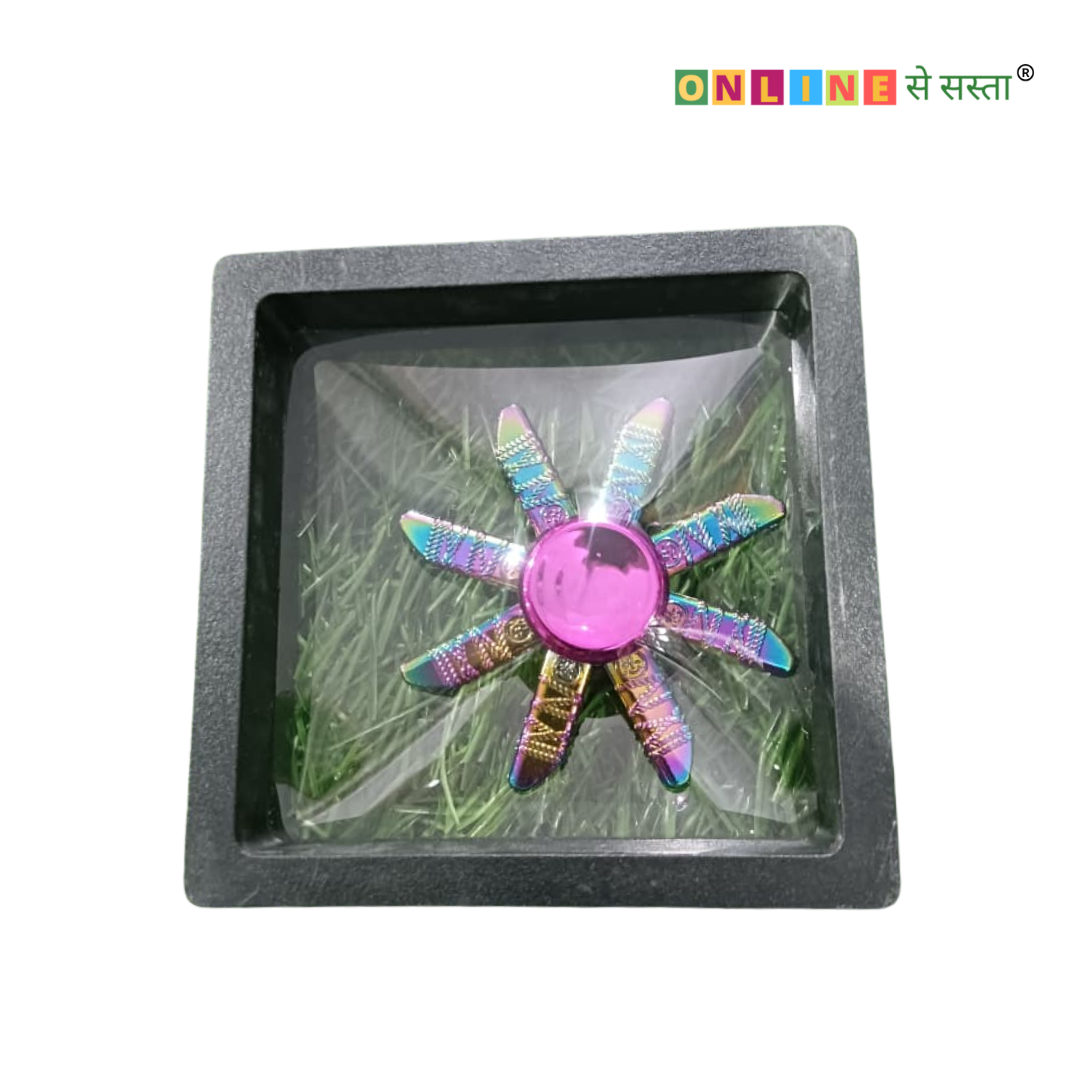 Metal Rainbow Fidget Spinner – Stress Relief Toy for Kids & Adults