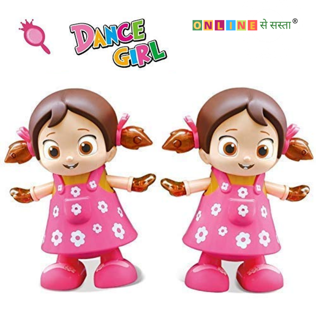 Musical Dancing Doll with Flashing Lights | Walking & Singing Doll Musical Toy