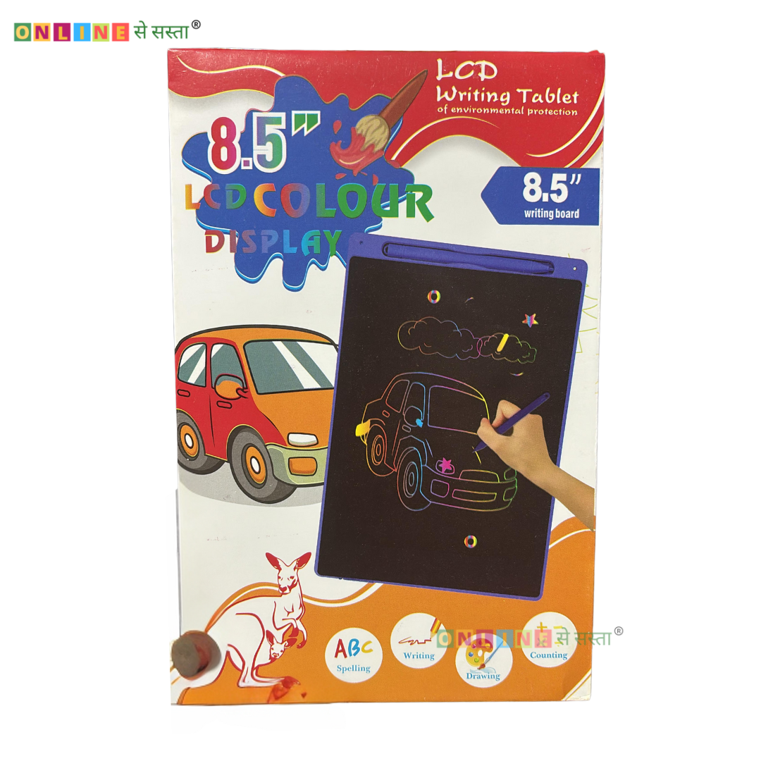 1118 LCD Writing Tablet 8.5Inch E-Note Pad Best Birthday Gift for Girls Boys, Multicolor