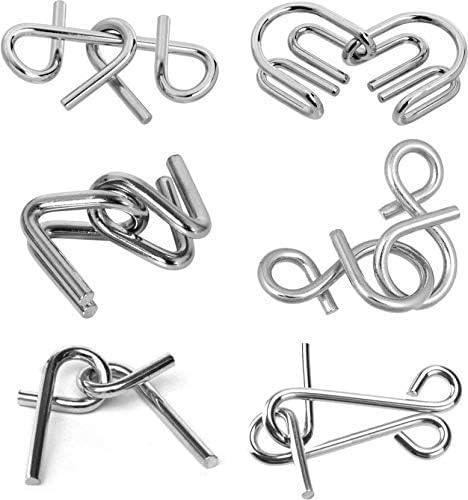 Metal Puzzle Game – Educational Stainless Steel Brain Teaser for Kids & Adults