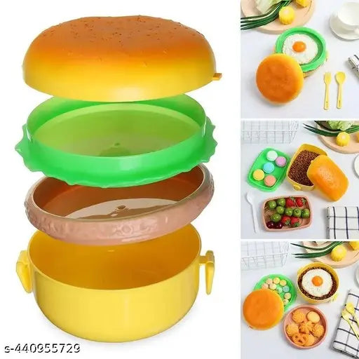 Burger Shape Lunch Box for Kids