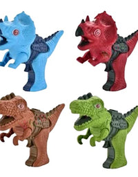 1742 Mini Dinosaur Dino Machine Gun Toy with Spray Smoke Effect, For Toddlers Age -2,3,4 & above Year Old - Mulit-Color
