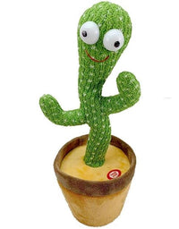 Dancing Cactus Talking Toy, Cactus Plush Toy, Wriggle & Singing Recording Repeat What You Say Funny Education Toys
