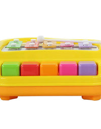 1672 Musical Xylophone and Mini Piano, Non Toxic, Non-Battery, Assorted Color
