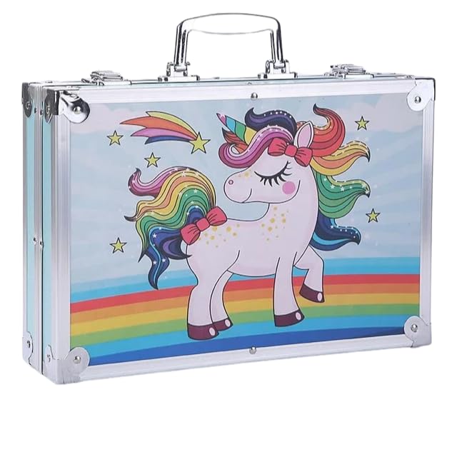 Deluxe Art Drawing Colour Suitcase Kit Set for Kids