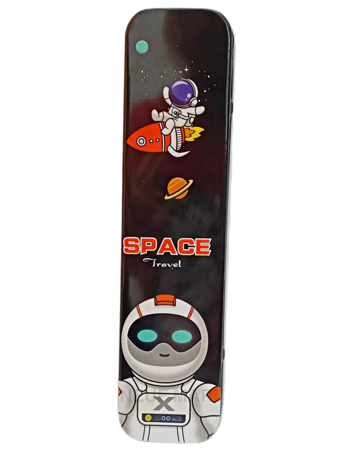 Metal Space Astronaut 3D Embossed Multifunctional Compass Box Geometry Box Pencil Box Stationery For Girls Boys Premium Stylish Fancy Stationery