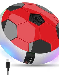 Indoor Pro Air Rechargeable Floating Hover Football with Colorful Flash Light Effect | USB Cable (Included)
