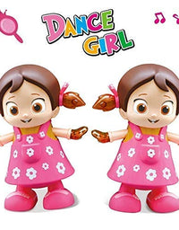 Musical Dancing Doll with Flashing Lights, Walking Singing Doll Musical Toys for 3+ Years Kids, Girls, Boys - Multicolor
