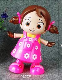 Musical Dancing Doll with Flashing Lights, Walking Singing Doll Musical Toys for 3+ Years Kids, Girls, Boys - Multicolor
