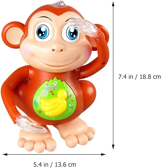 Wembley Little Dancing Monkey Toy – Musical 360° Rotating Fun for Toddlers