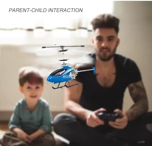 High Speed Velocity Remote Control Helicopter with Unbreakable Blades Infrared Sensors Chargeable Flying Helicopter Toy for Kids Boys RC Helicopter for Indoor and Outdoor