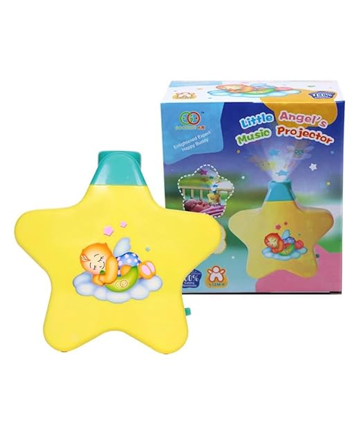 Little Angel Baby Sleep Star Projector with Star Light Show and Music