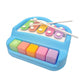 1672 Musical Xylophone and Mini Piano, Non Toxic, Non-Battery, Assorted Color