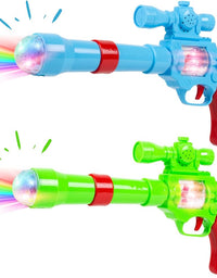 Battery Operated 3D Projection Strike Toy Gun with Vibrant Light & Sound Effects for Kids/Gifts/Toddlers
