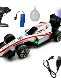 High-Speed RC Car Remote Control 2WD F1 Car | Formula Car Toys for Kids with  Light and Flame | Rechargeable
