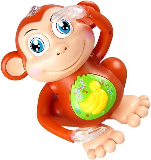 Wembley Little Dancing Monkey Toy – Musical 360° Rotating Fun for Toddlers