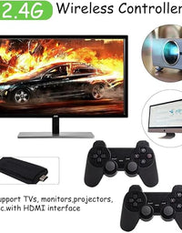 2.4G Wireless TV. Controller Gamepad with 64GB Memory Card, Black
