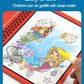 4Pc Water Coloring Books for Kids, Water Painting Drawing Book for Toddlers 2-10 Years