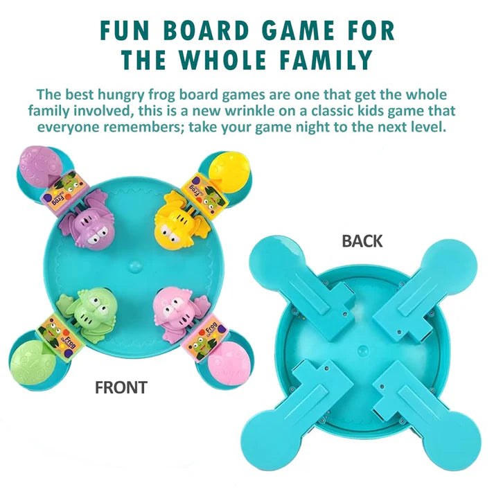Hungry Frog Eating Beans Games Toys for Kids with Multiplayer Classic Board Games for Kids Toddler