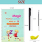 Magic Book for Kids, Sank Magic Practice Copybook, (4 Book+10 Refill+1 Pen+1 Grip) | Buy 1 Set get 1 Set Free**