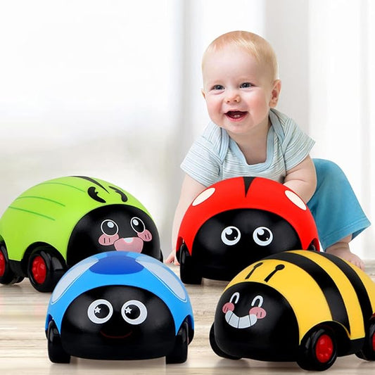 Two-Way Pull Back Insect-Themed Mini Racing Car Toy