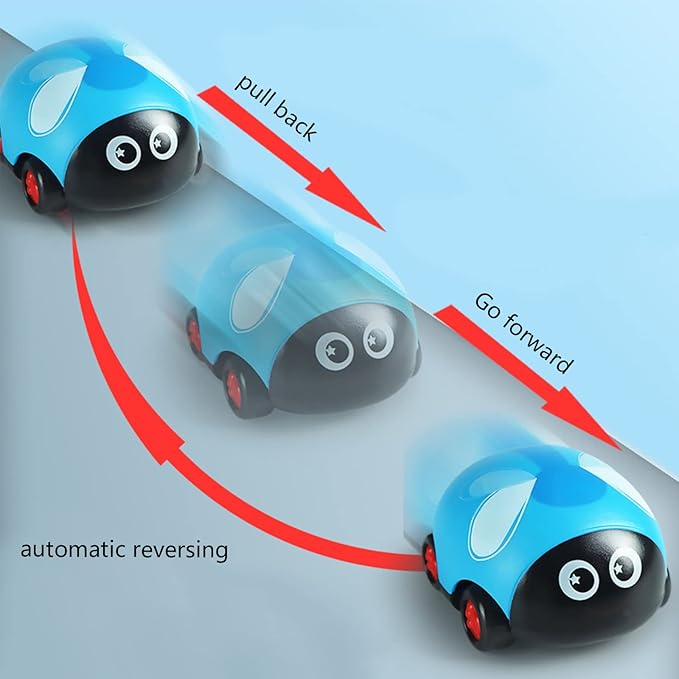 Two-Way Pull Back Insect-Themed Mini Racing Car Toy