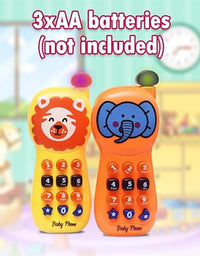 Battery Operated Role Play Musical Phone Toy for Kids
