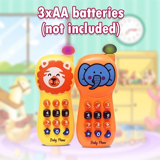 Battery Operated Role Play Musical Phone Toy for Kids