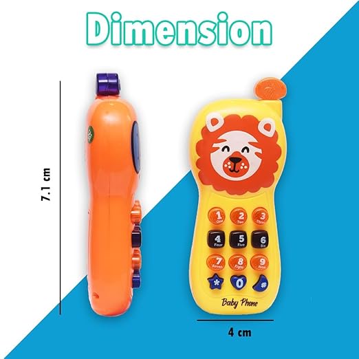 Battery Operated Role Play Musical Phone Toy for Kids