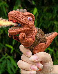 1742 Mini Dinosaur Dino Machine Gun Toy with Spray Smoke Effect, For Toddlers Age -2,3,4 & above Year Old - Mulit-Color
