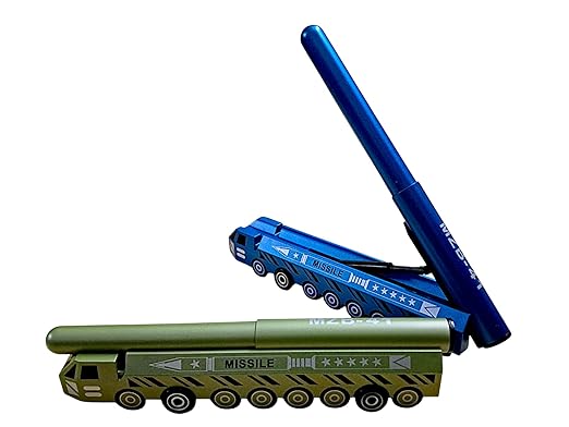 Missile Launcher Pen | Missile Shape Ball Pen | Set of 2