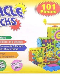 Miracle Bricks Building Block Game For Kids (Multicolor), 101 Pcs
